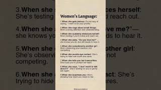 Women's Language Decoded: 9 Signs She Cares More Than She Says ❤️#motivation #women
