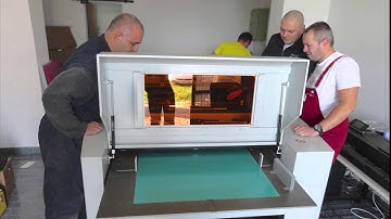 Cron UV CTP (CTcP) UVP-3632EI+ with First 200 plates Autoloader Installation at Sajnos - Novi Sad