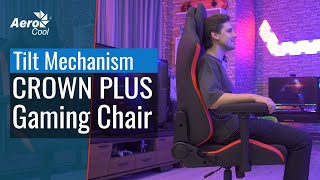 AeroCool CROWN PLUS Leatherette Gaming Chair - Tilt Control Mechanism screenshot 1
