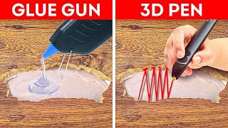 Glue Gun Vs. 3D Pen || How To Repair Everything