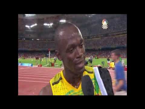 Usian Bolt - Olympic 2008 - Beijing - 100m Final ( World Record)