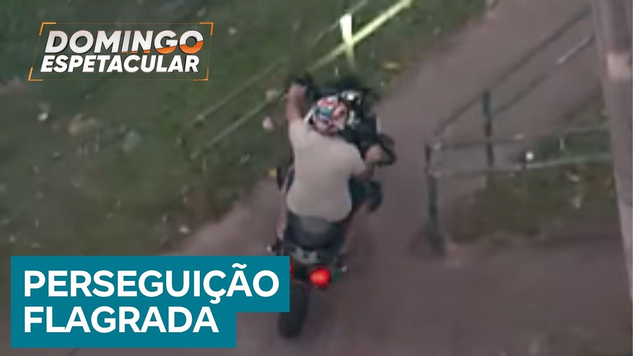 Você viu? Helicóptero da RECORD flagra perseguição policial na zona leste de São Paulo