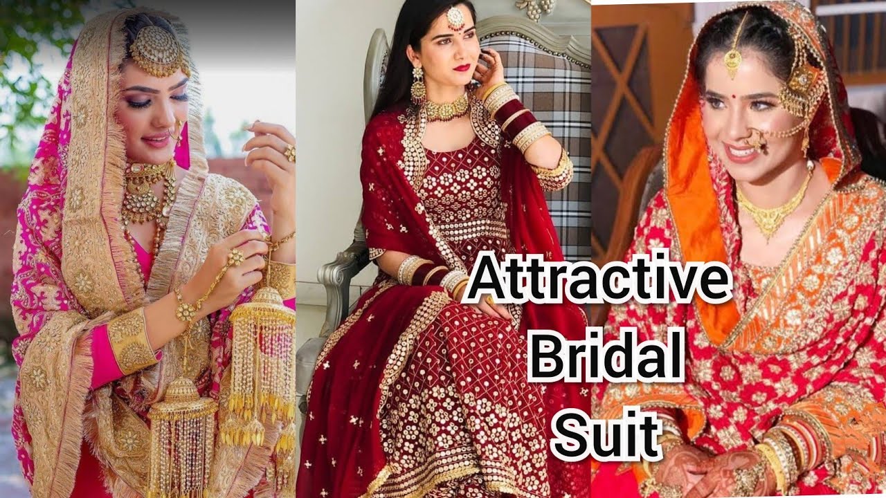 Top 25+ Punjabi wedding bridal suit 2021 /Traditional Punjabi ware ...