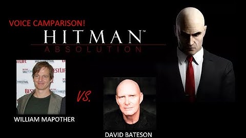 David Bateson vs. William Mapother Hitman Voice Comparison