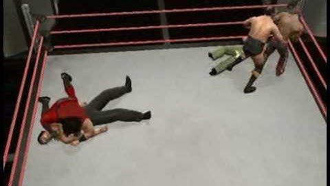 SmackDown vs. RAW 2010 Elimination chamber highlights part 1