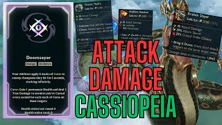 1 in a Million AD Cassiopeia Augment Combination  Absolutely Bonkers DPS | League 2v2v2v2 Arena