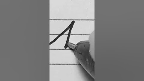 Cursive writing A to Z   Capital letter M #cursivewriting #handwriting #cursive #abcd😊