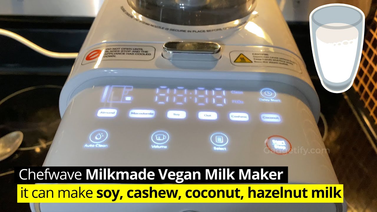 ChefWave Milkmade Cashew Milk Maker ๐ฅ Gadgetify - YouTube