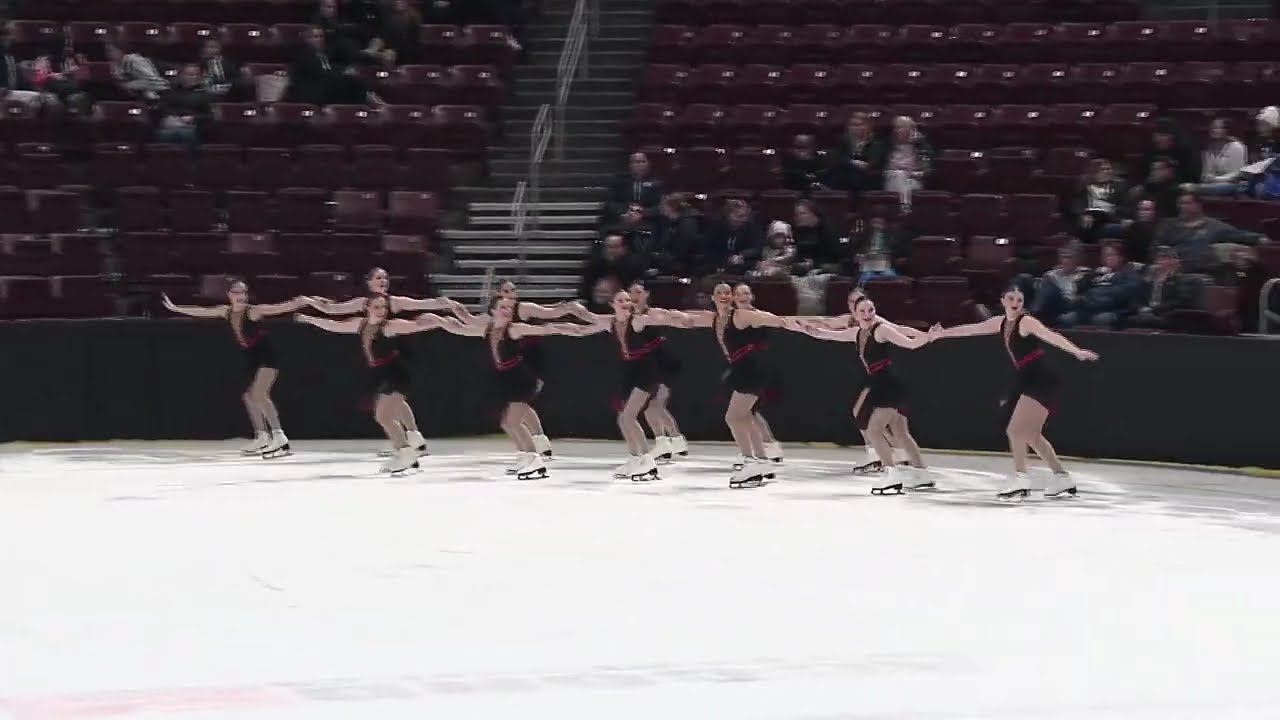 Warwick Synchro Black | Open Juvenile Teams Free Skate | 2025 Eastern SyS Sectional Championships