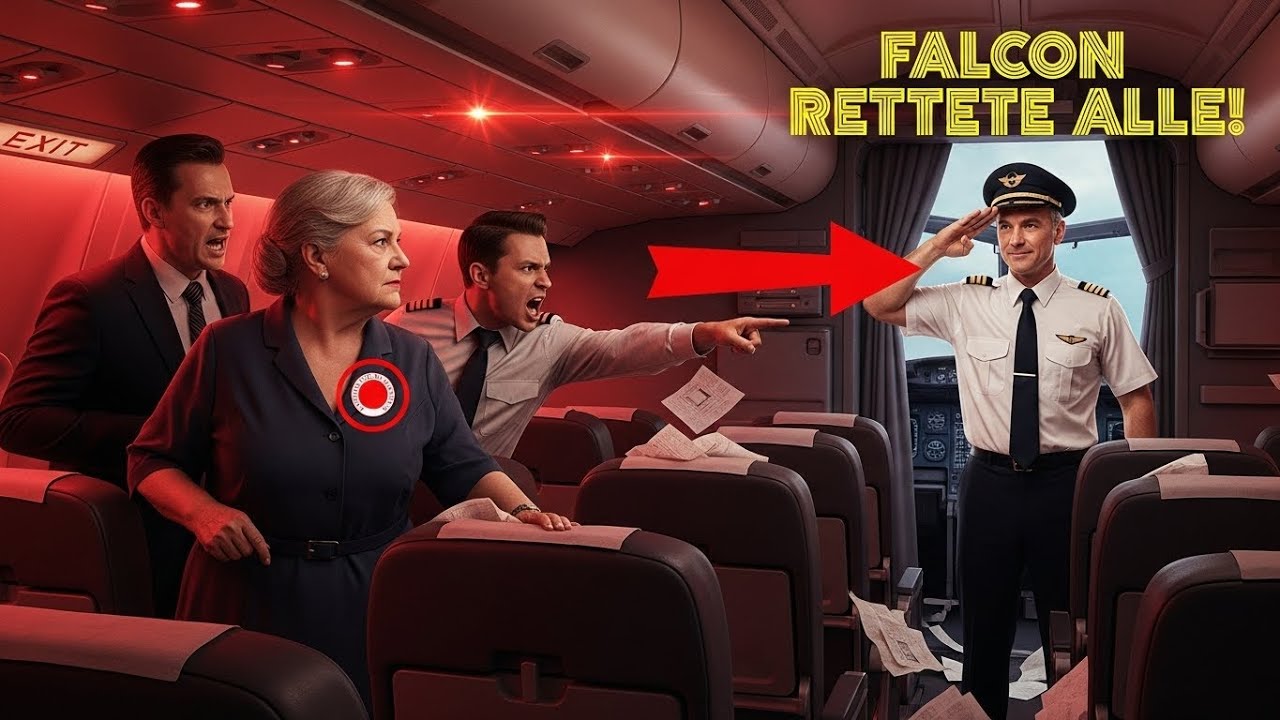 „Man befahl ihr, das Flugzeug zu verlassen — bis der Pilot sie ‚Falcon‘ nannte, um alle zu r