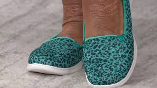 Skechers GO Step Lite Animal Print Slip On Shoes - Frenzy on QVC screenshot 1