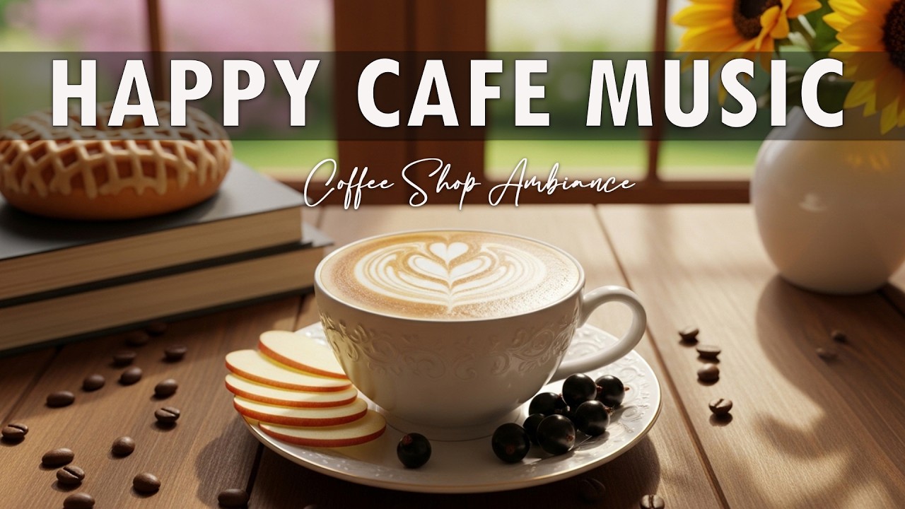 Happy Cafe Music☕ Bossa Nova Piano - Coffee Shop Ambience for Good Moods.