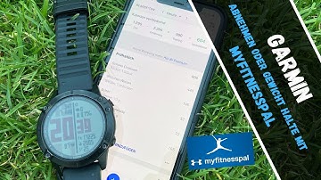 Garmin Myfitnesspal Tutorial