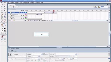 Cara Membuat Animasi Website dengan menggunakan Flash dan Photoshop part 5 - Animasi Logo