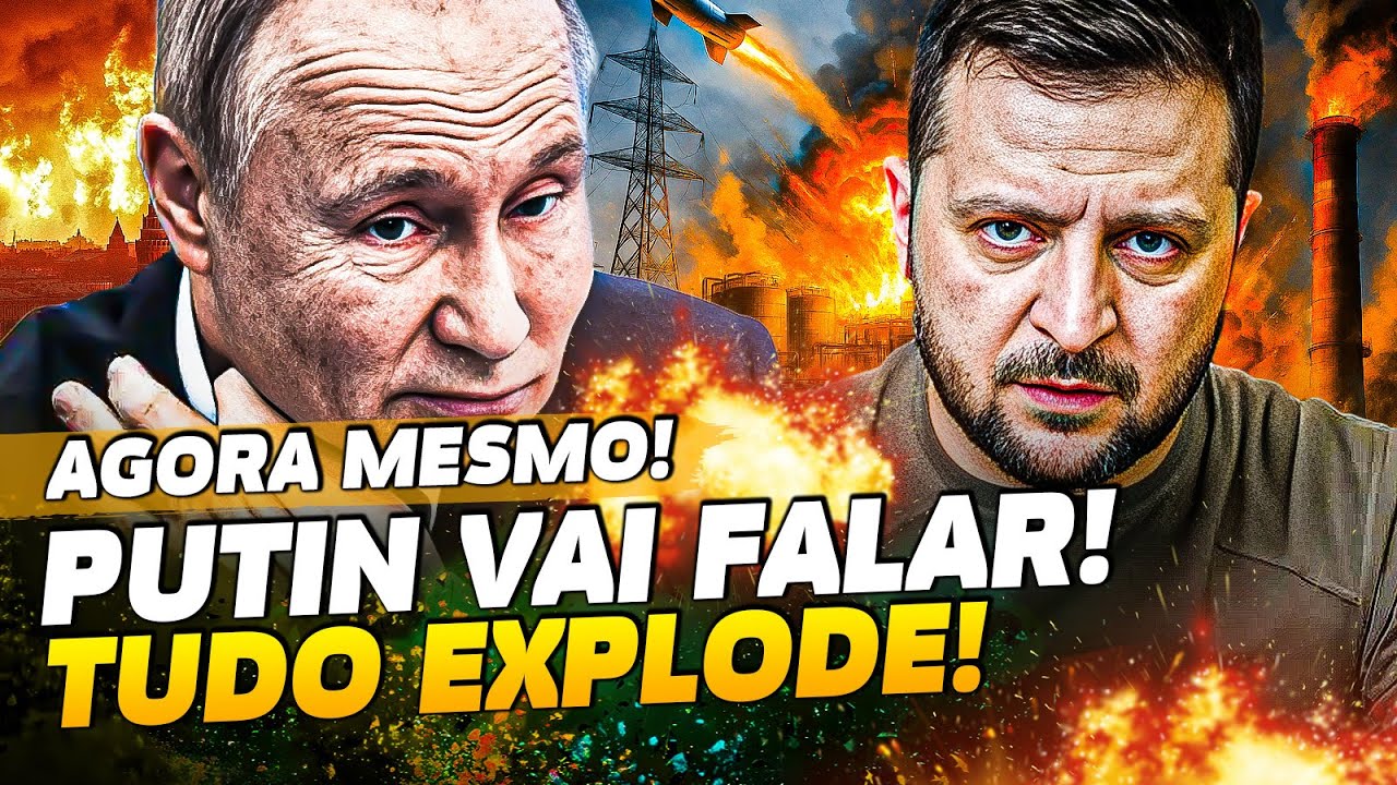 😳 Putin vai FALAR! Kremlin anuncia discurso e cancela encontro por MEDO!