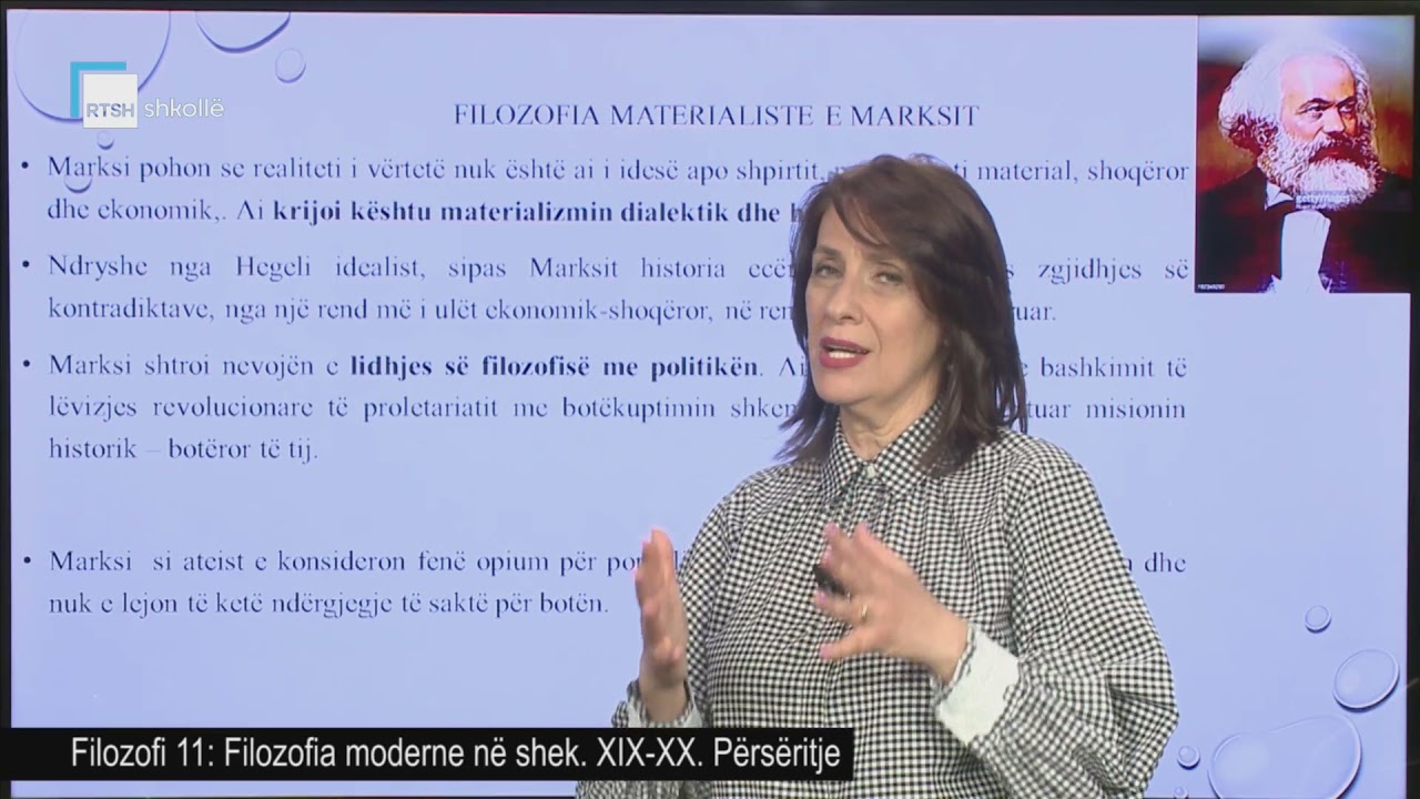 Filozofi 11 - Filozofia moderne në shek  XIX-XX. Përsëritje.