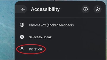 Chromebook Dictation Accessibility Feature