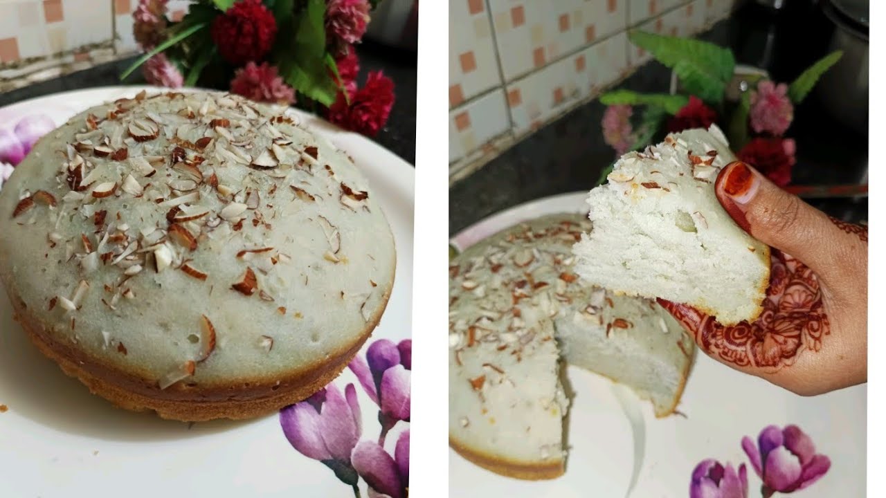 Simple & Easy Eggless Vanilla Sponge Cake | Without Oven.