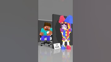 Pomni Came back home (The Amazing Digital Circus Minecraft Animation)