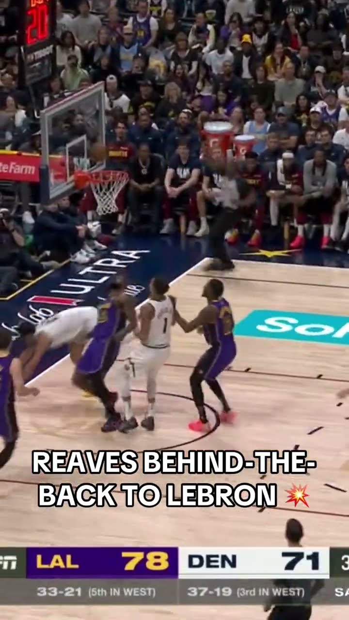 Reaves behind-the-back to LeBron ?