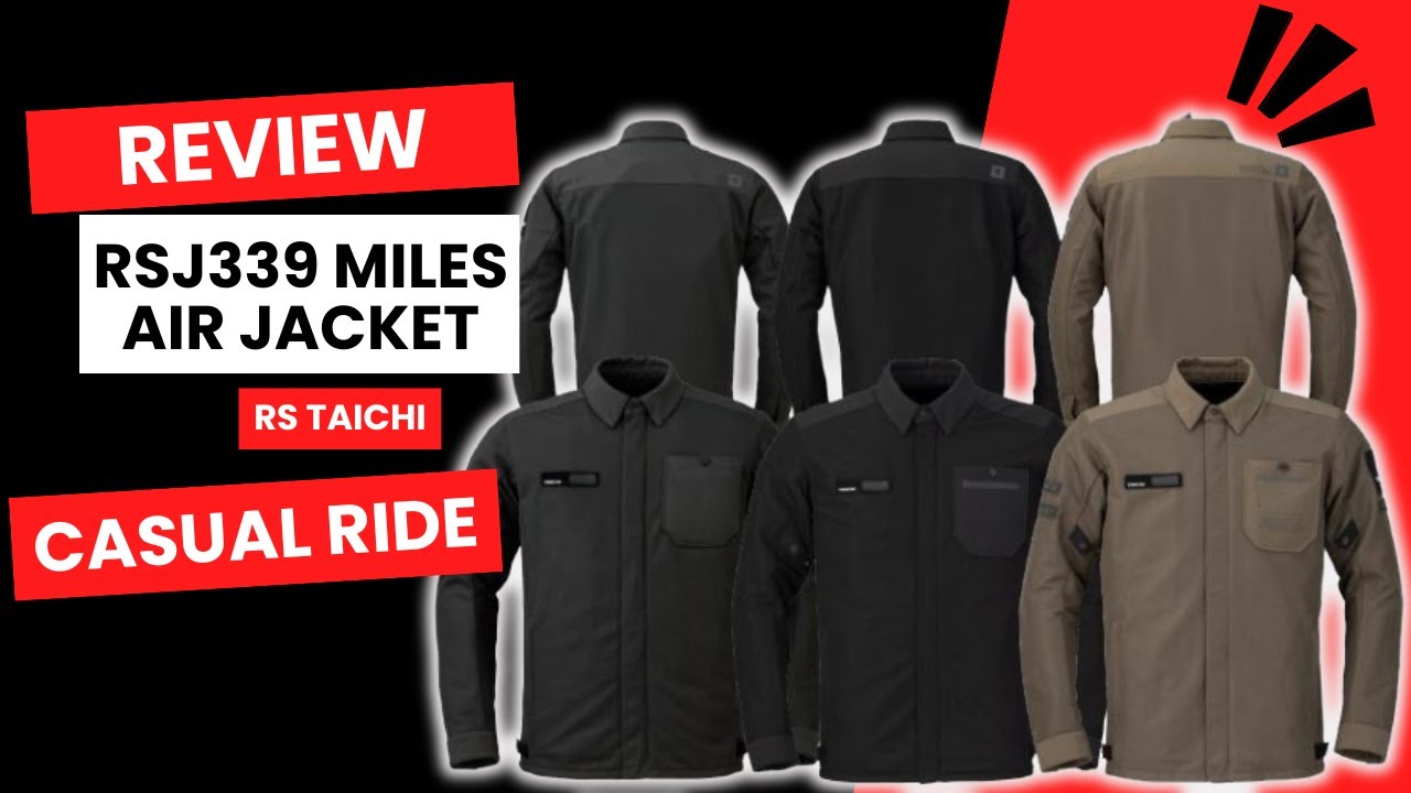 RS TAICHI RSJ339 MILES AIR JACKET | JACKET REVIEW | CASUAL RIDE