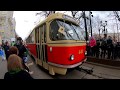 ⁴ᴷ⁵⁰ Walking Moscow: Parade of Trains  | Прогулка по Москве - Парад Трамваев