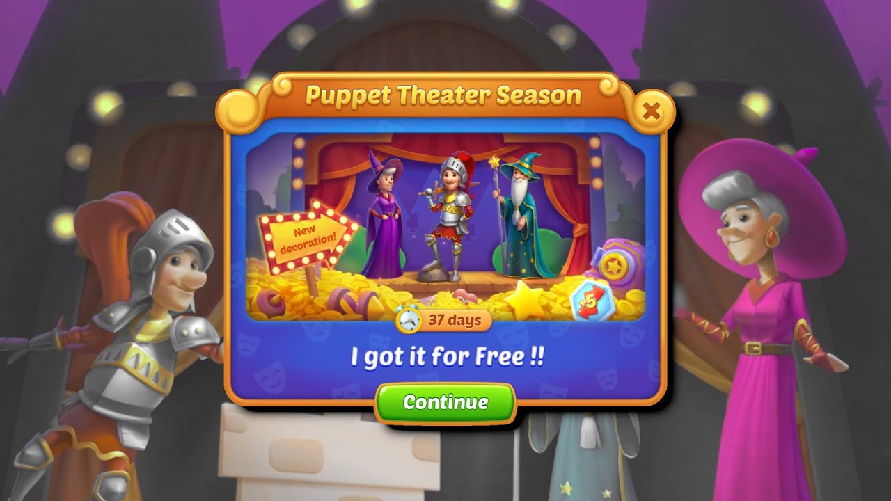 Puppet Theater Season - Playrix Homescapes - Level 6300 - Android Gameplay