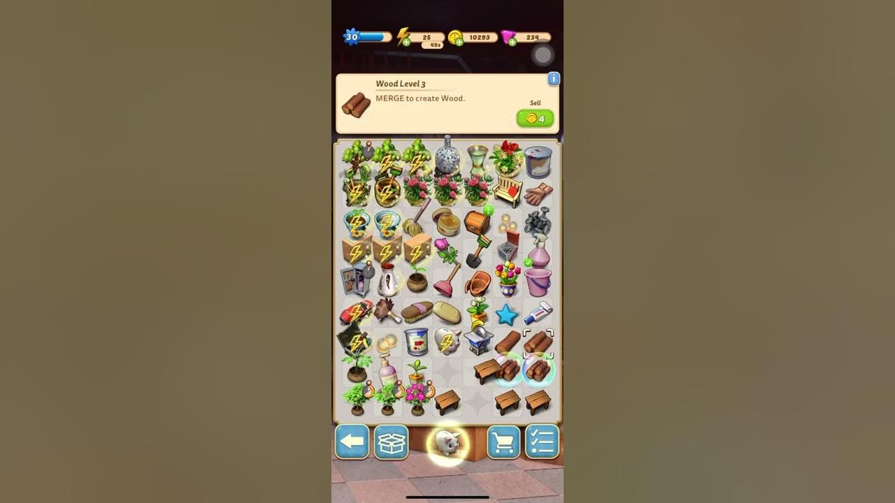 Merge MansionTable SawWooden Planks gaming merge gameplay games 