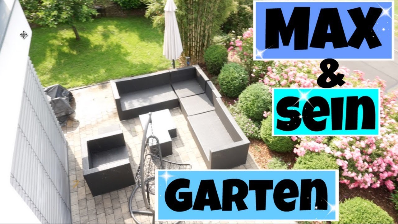 Gartenprojekt MAX I Mähroboter I Palettenlounge selber bauen I Max hat ...
