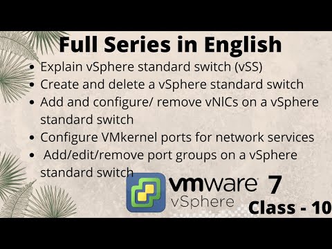 How to Create a Virtual Switch and Port Group ,Vmkernel ports in VMWare ESXi 7.0