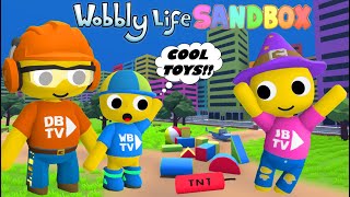 DESTROYING THE SANDBOX CITY WITH TOYS IN WOBBLY LIFE 0.9.0