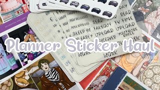 Planner Sticker Haul | Ft Carlea Plans, Plannahannah, SPC, and More!