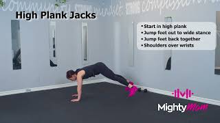 HIGH PLANK JACKS