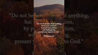 With thanksgiving—two words that change how we pray and how we live. 🍂
