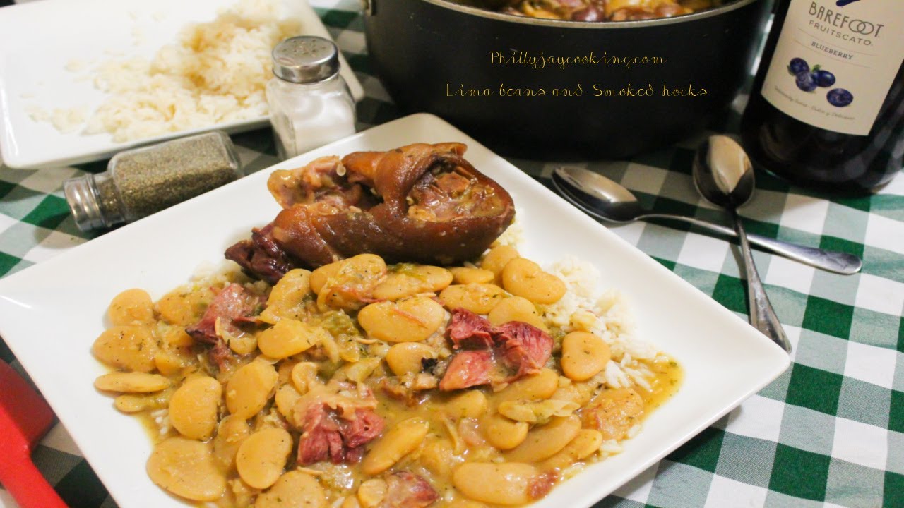 Soul Food Lima Beans & Smoked Ham Hocks How To Make Delicious Lima