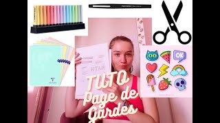 TUTO Pages de Gardes AESTHETIC ! BACK TO SCHOOL EP 2!