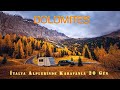 İtalya Alpleri Karavan Turu Dolomiteslerde 20 Gün Manzara Fotoğrafçılığı!