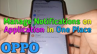How to Manage Notifications in Application on Oppo A5s