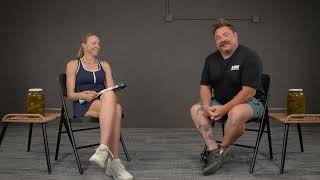 Susannah Barr on Between Two Pickles, "Here, Junkie! Go Learn Pickleball" I Episode One