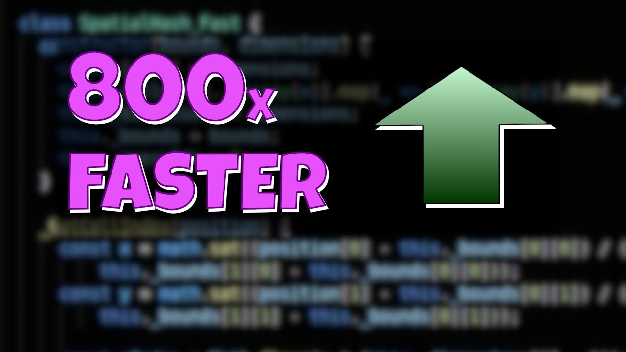 How to Optimize My JavaScript Project (Full Guide) | Faster Spatial Hash Grids