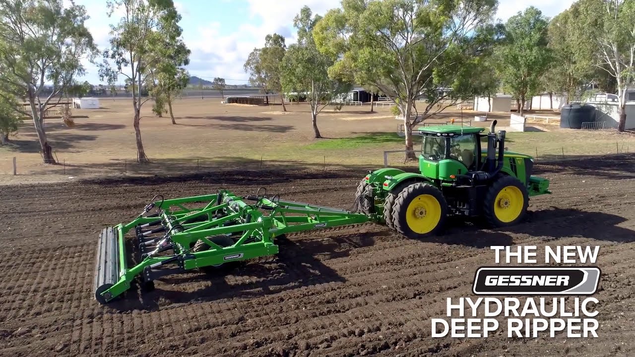 Gessner HDR-6011 Hydraulic Deep Ripper - YouTube