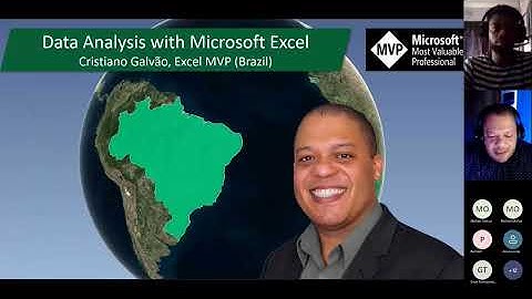 Microsoft Excel Office Hour 86: Data Analysis with Microsoft Excel | Cristiano Galvão