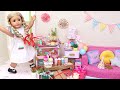 Doll birthday routine! Play Dollс
