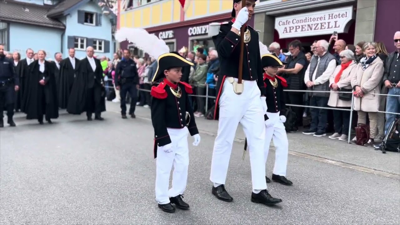 Landsgemeinde Appenzell im 2024 Aufmarsch