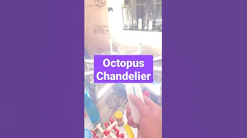 octopus chandelier with light management of your choice as per your mood