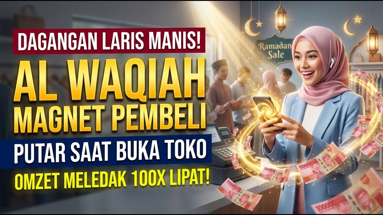KEAJAIBAN TIDUR NYENYAK! Al Waqiah Pembuka Rezeki Halal Bulan Suci Ramadhan