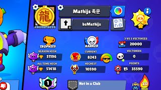 I Reached 20.000 3v3 Wins On A 0 Showdown Wins Account 🤩🔥