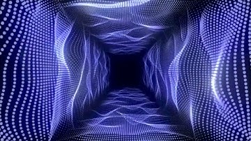 Blue dots tunnel background looped animation free video -Motion Graphics Animated Background #tunnel