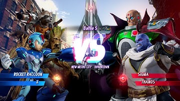 MARVEL VS. CAPCOM: INFINITE Rocket Raccoon Alt.,X Alt. Gameplay In Arcade Mode