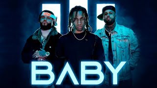 Miniatura del video "Baby (Letra) Nicky Jam, Farruko, Amenazzy"